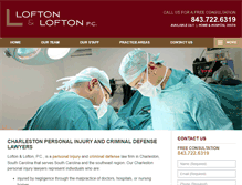 Tablet Screenshot of loftonandlofton.com